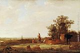 Aelbert Cuyp Famous Paintings - View of a Plain